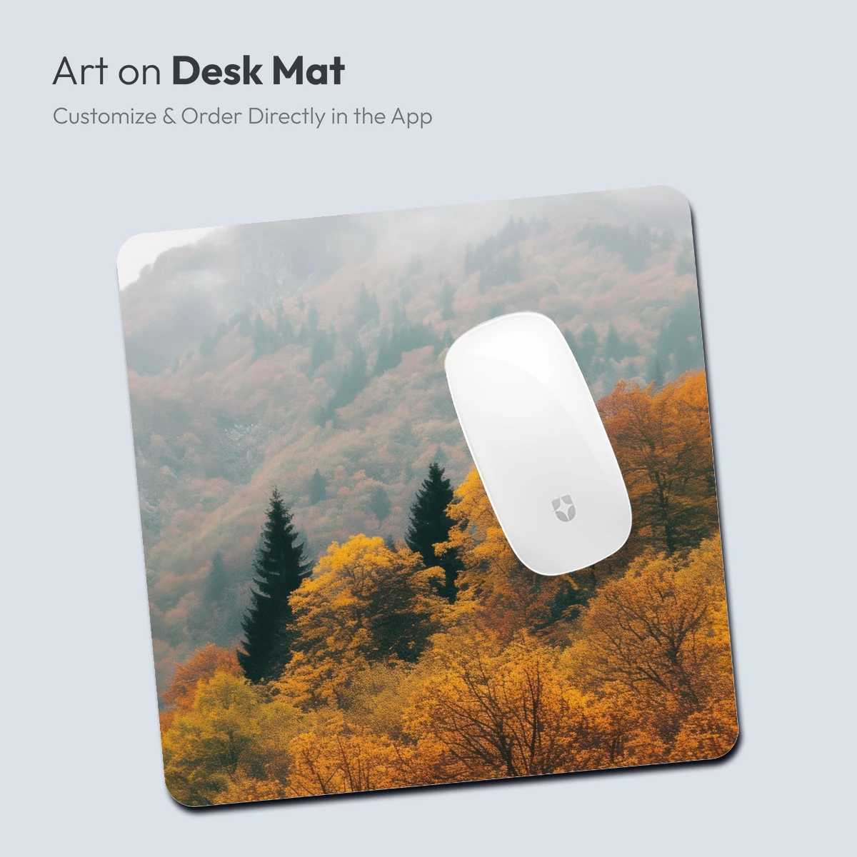 Autumn Mist: Golden Forests and Veiled Peaks - Image 4