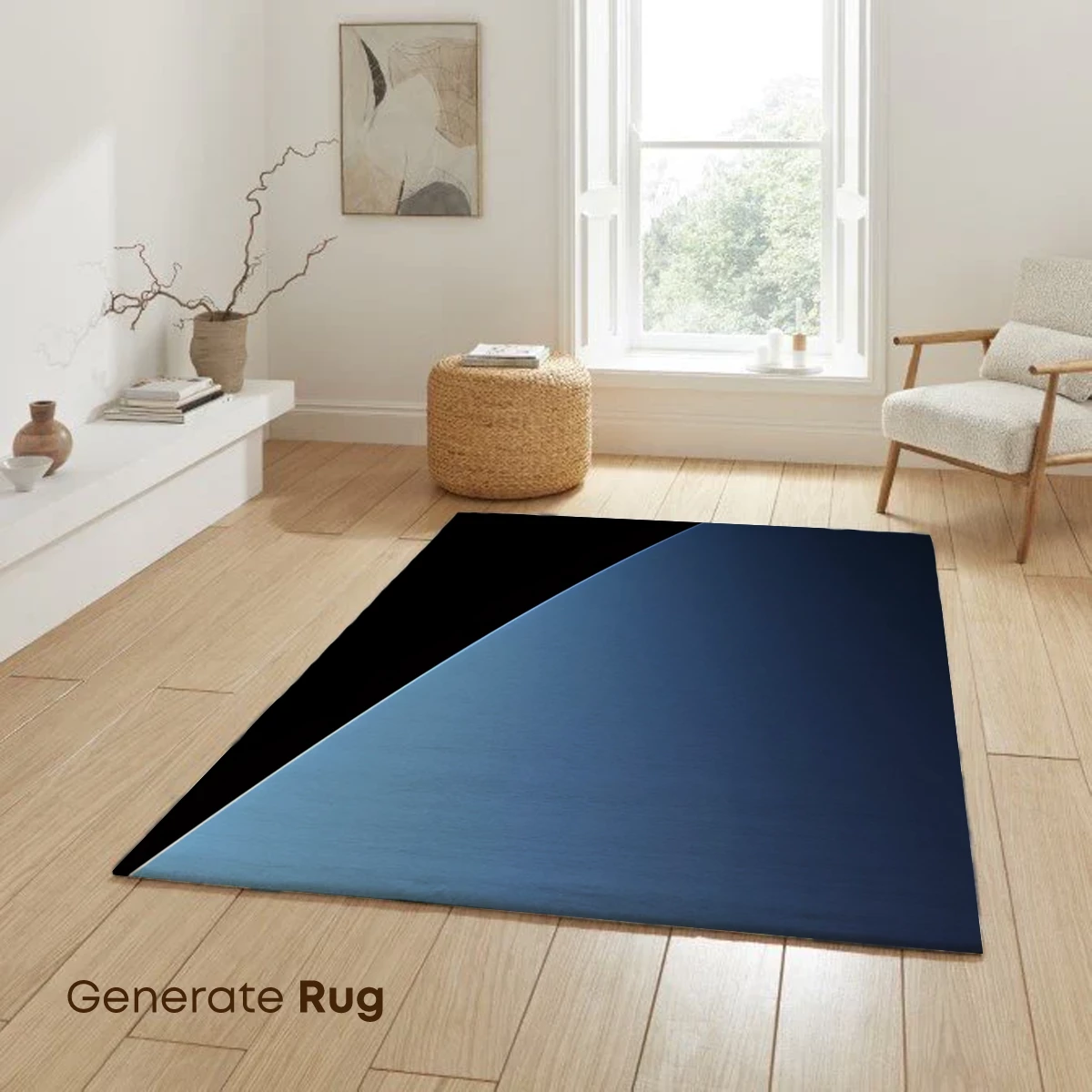 Ethereal Blue Sphere: A Study in Gradient Shadows - Image 6