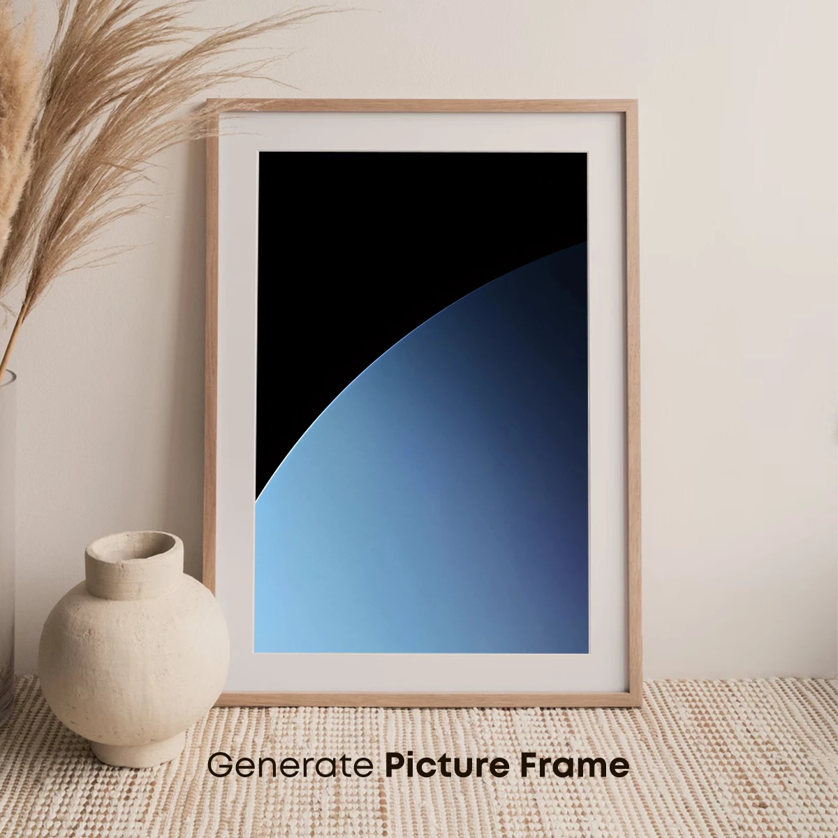 Ethereal Blue Sphere: A Study in Gradient Shadows - Image 7