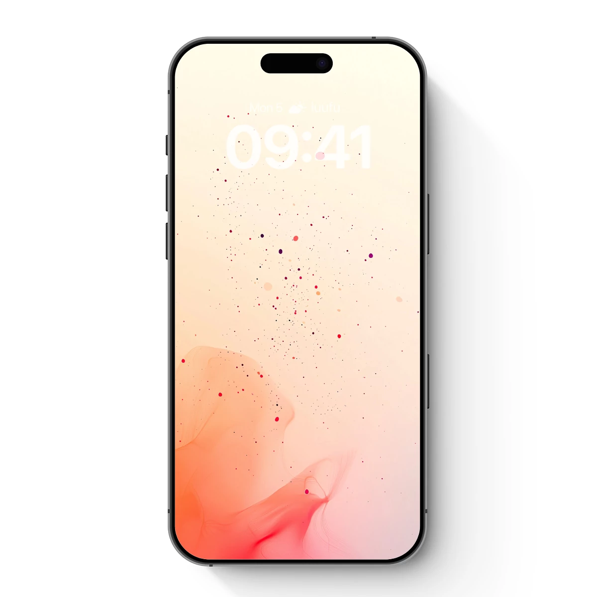 Ethereal Ink Dance: Blush Tones and Cosmic Specks