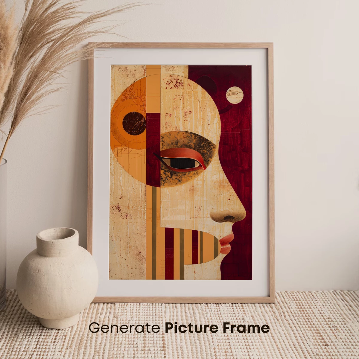 Abstract Face in Cosmic Harmony - Image 7
