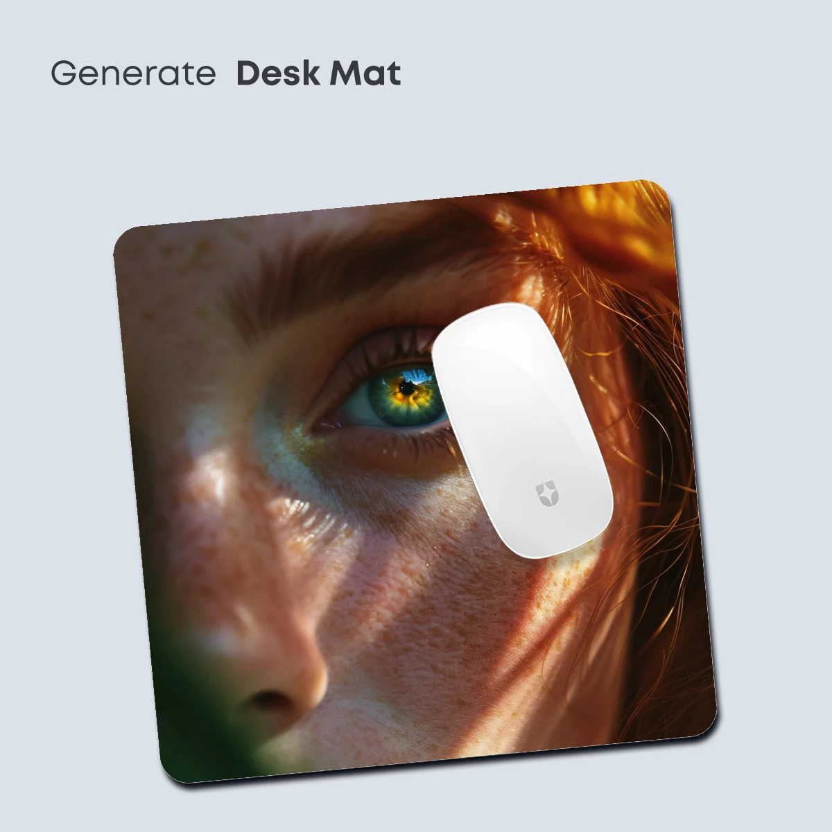 Freckled Gaze: Sunlit Serenity in Verdant Shadows - Image 4