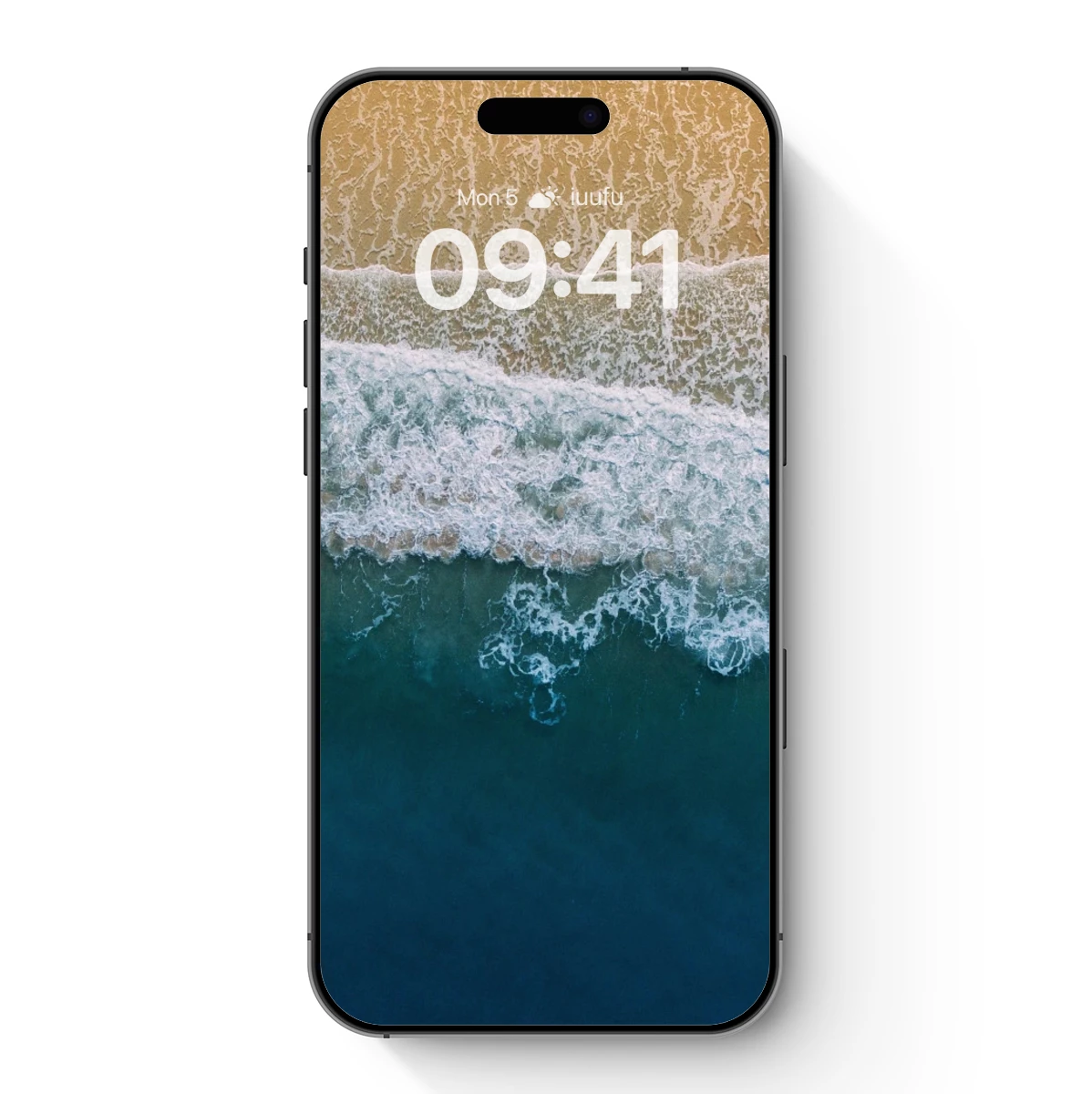 Aerial Serenity: Ocean Waves Meet Golden Shore