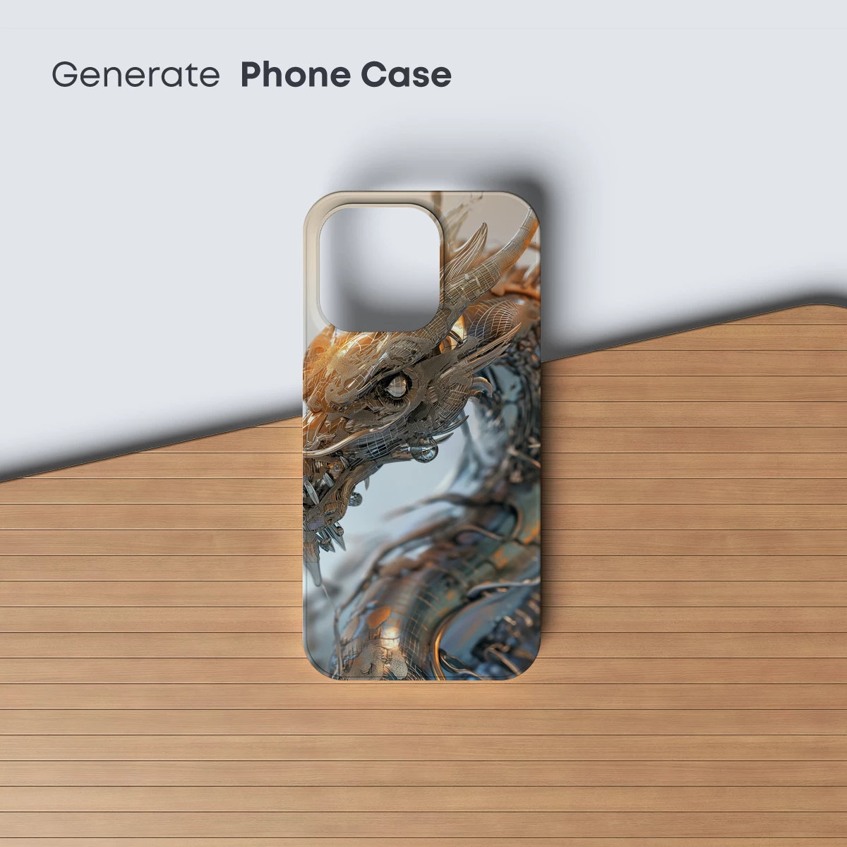 Cybernetic Dragon: Futuristic Mythology Art - Image 3