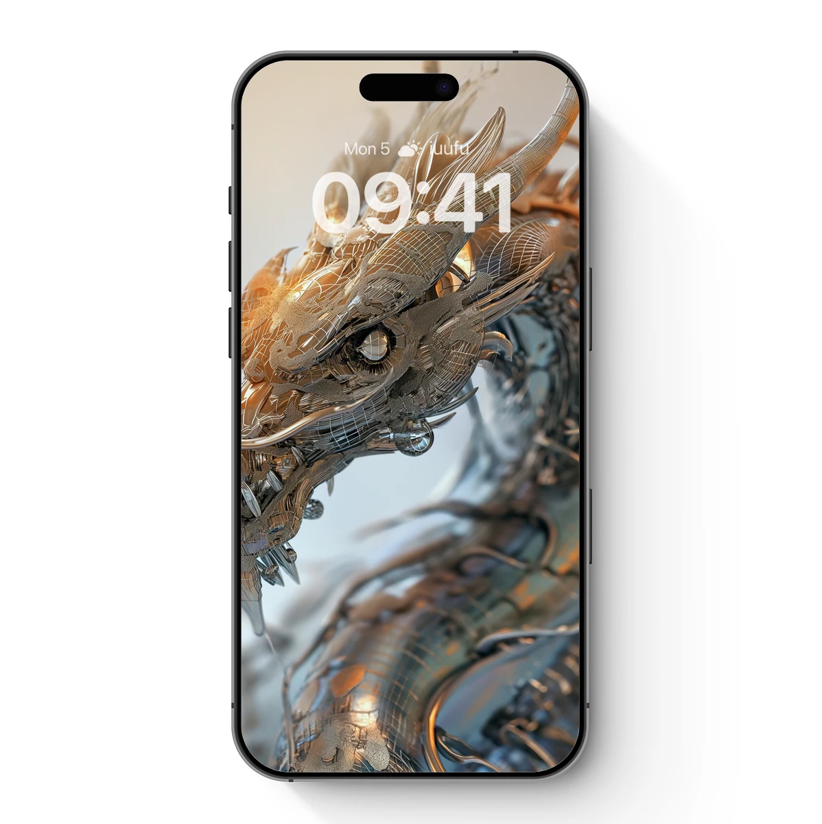 Cybernetic Dragon: Futuristic Mythology Art