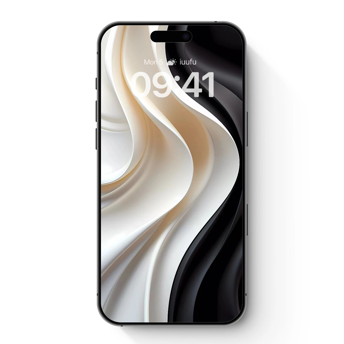 Elegant Flow: Monochrome Waves in Motion