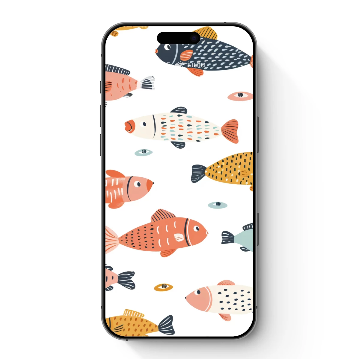 Colorful Fish Parade: Whimsical Underwater Art