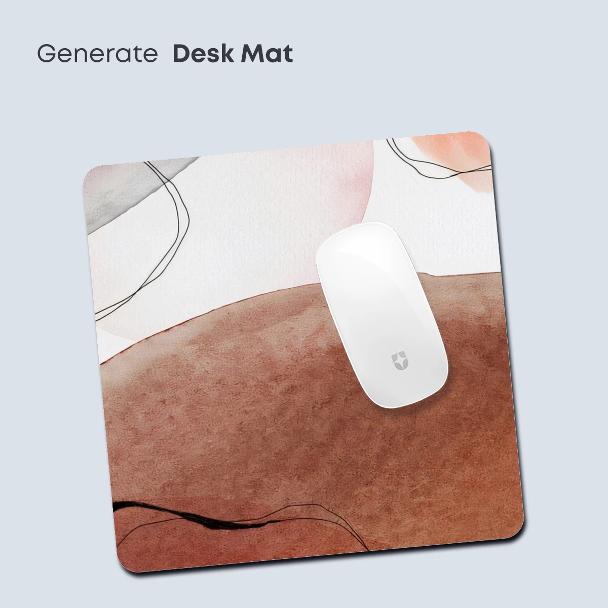 Abstract Terra Cotta Flow: Modern Watercolor Elegance - Image 4