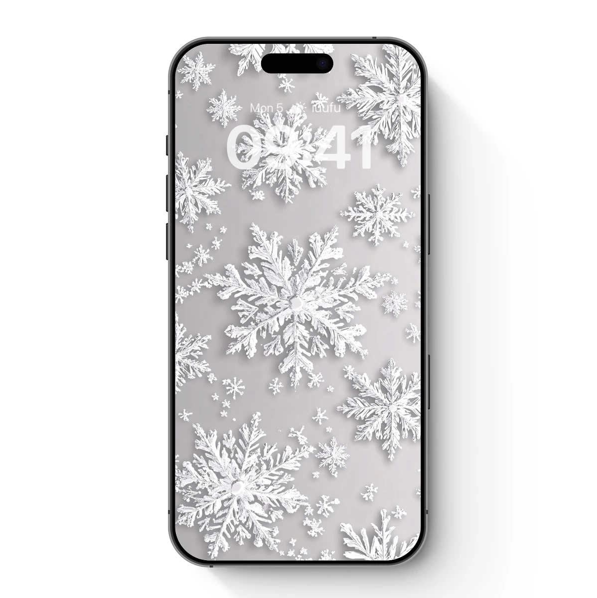 Frosty Elegance: Snowflake Symphony