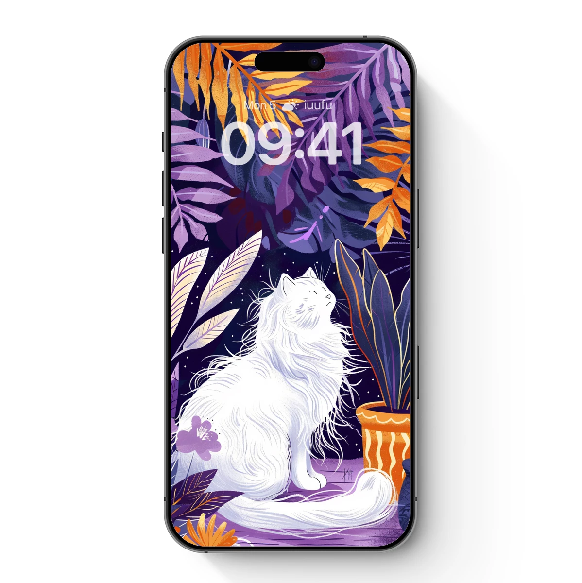 Enchanted Feline in Luminous Jungle