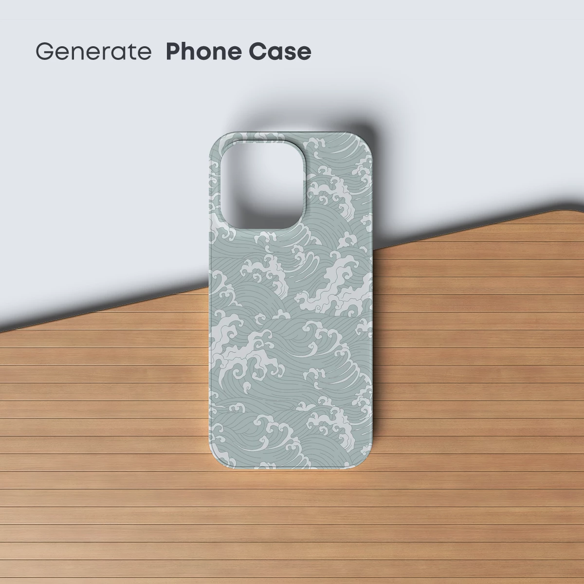 Elegant Hokusai Waves in Pastel Harmony - Image 3