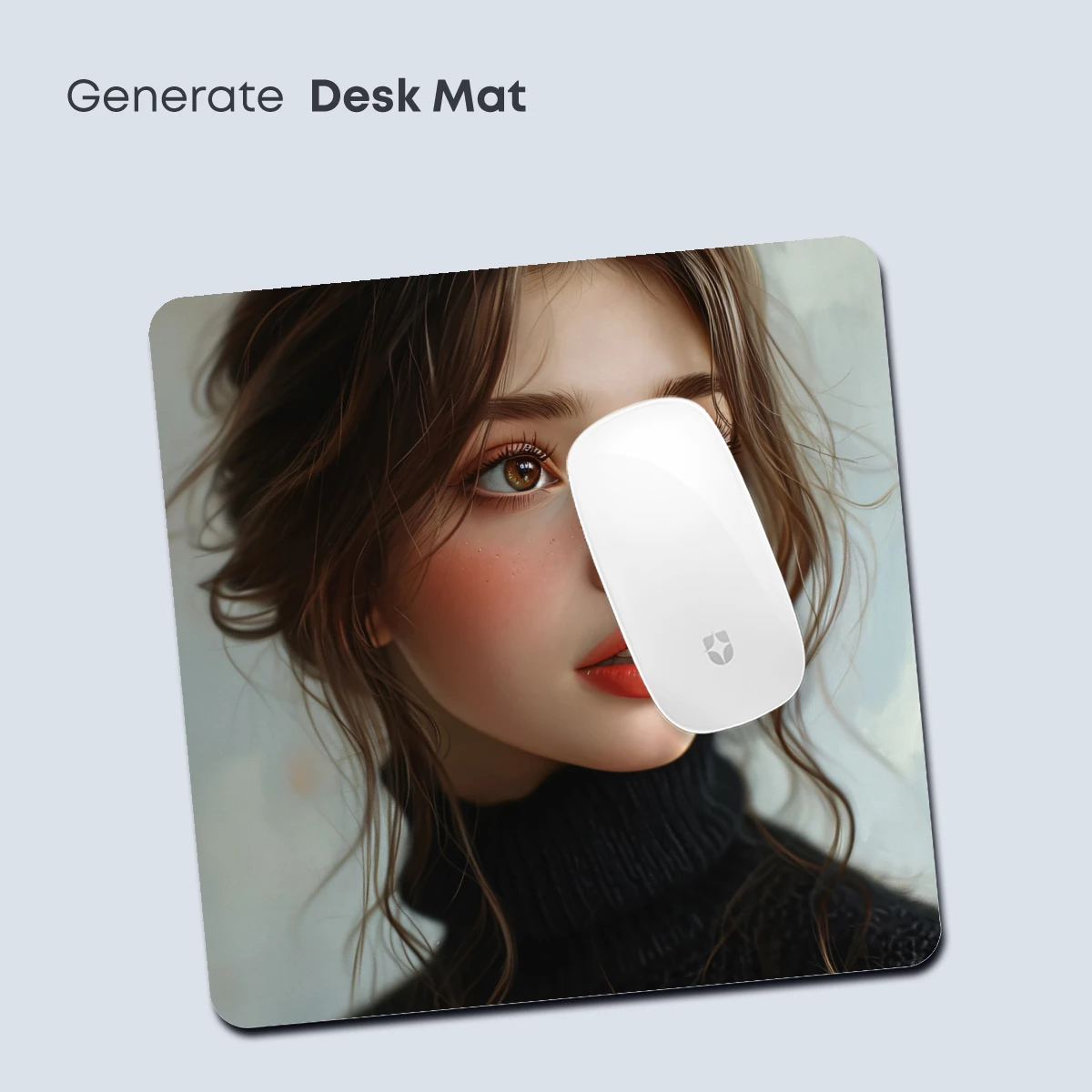 Ethereal Portrait: Soft Waves and Warm Hues - Image 4