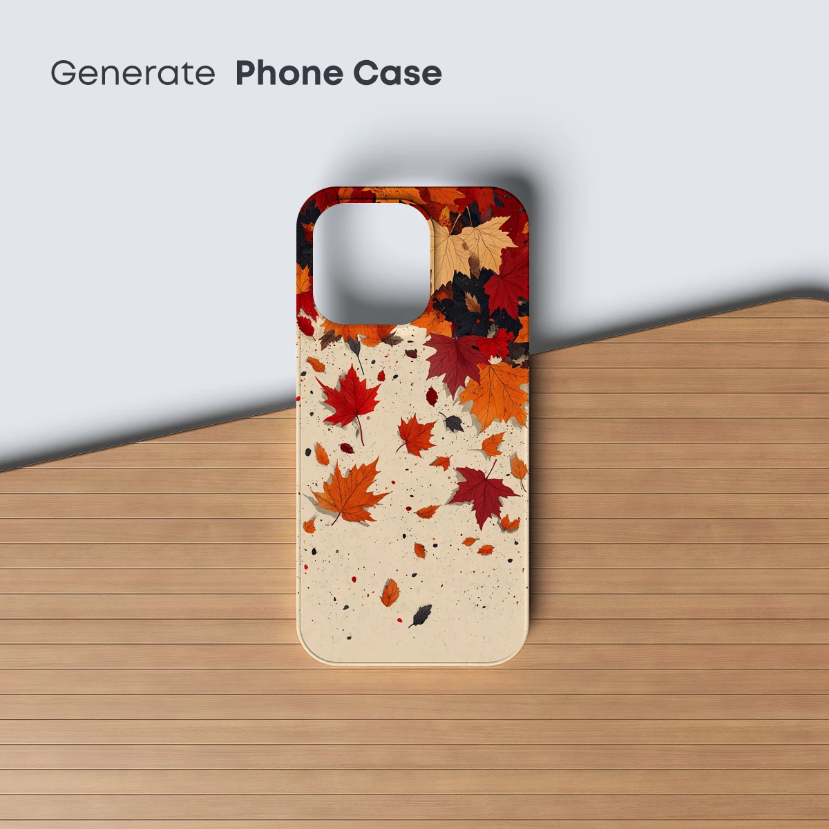 Autumn Symphony: Falling Leaves in Warm Hues - Image 3