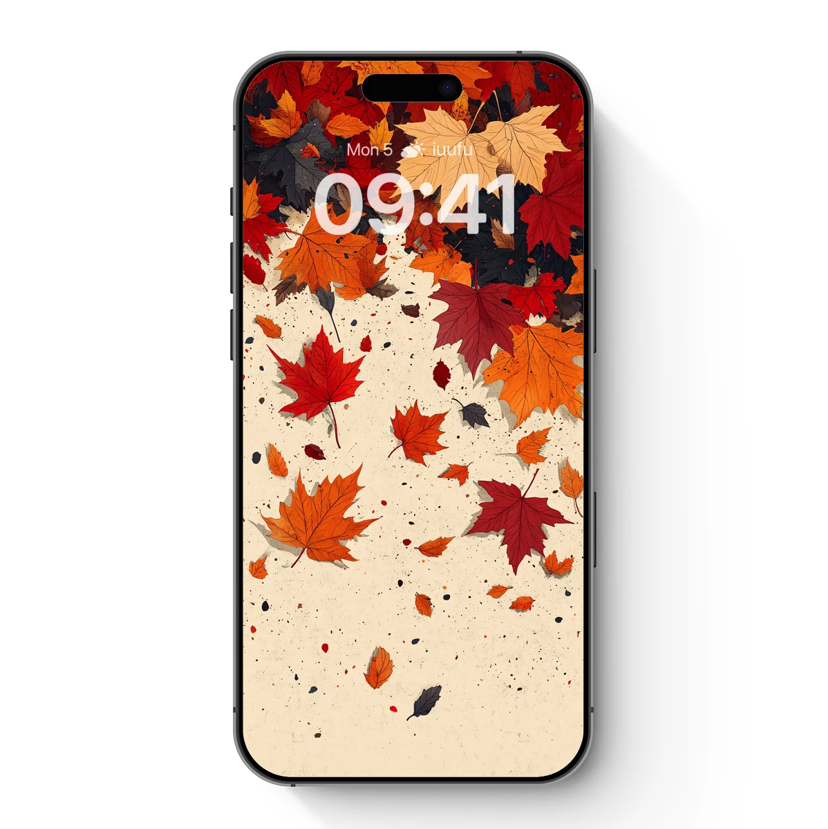 Autumn Symphony: Falling Leaves in Warm Hues