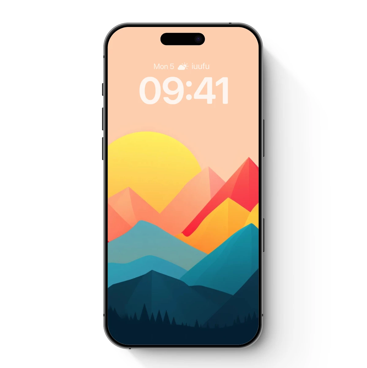 Geometric Sunset Peaks: A Polygonal Mountain Odyssey