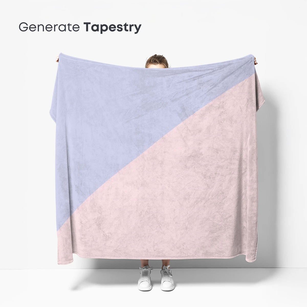 Diagonal Duo: Pastel Harmony in Geometric Simplicity - Image 5