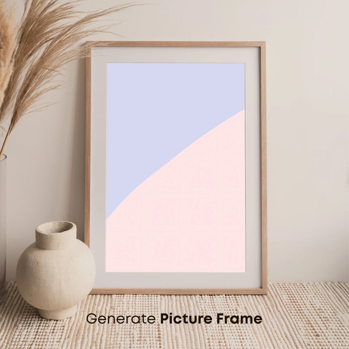 Diagonal Duo: Pastel Harmony in Geometric Simplicity - Image 7