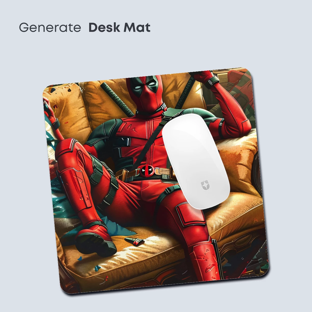 Deadpool's Cozy Chaos: A Superhero's Lazy Day - Image 4