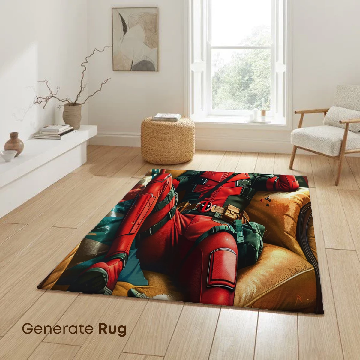 Deadpool's Cozy Chaos: A Superhero's Lazy Day - Image 6