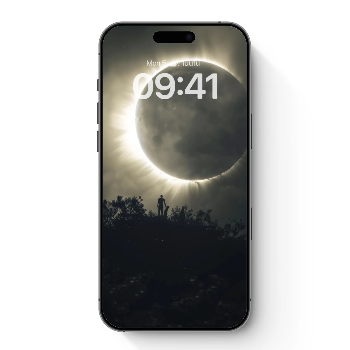 Eclipse Silhouettes: Celestial Witnessing