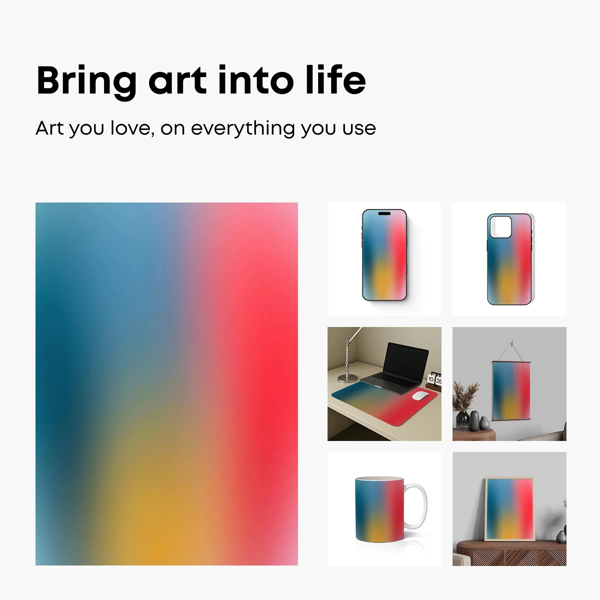 Gradient Symphony: Colorful Blur Harmony - Image 2