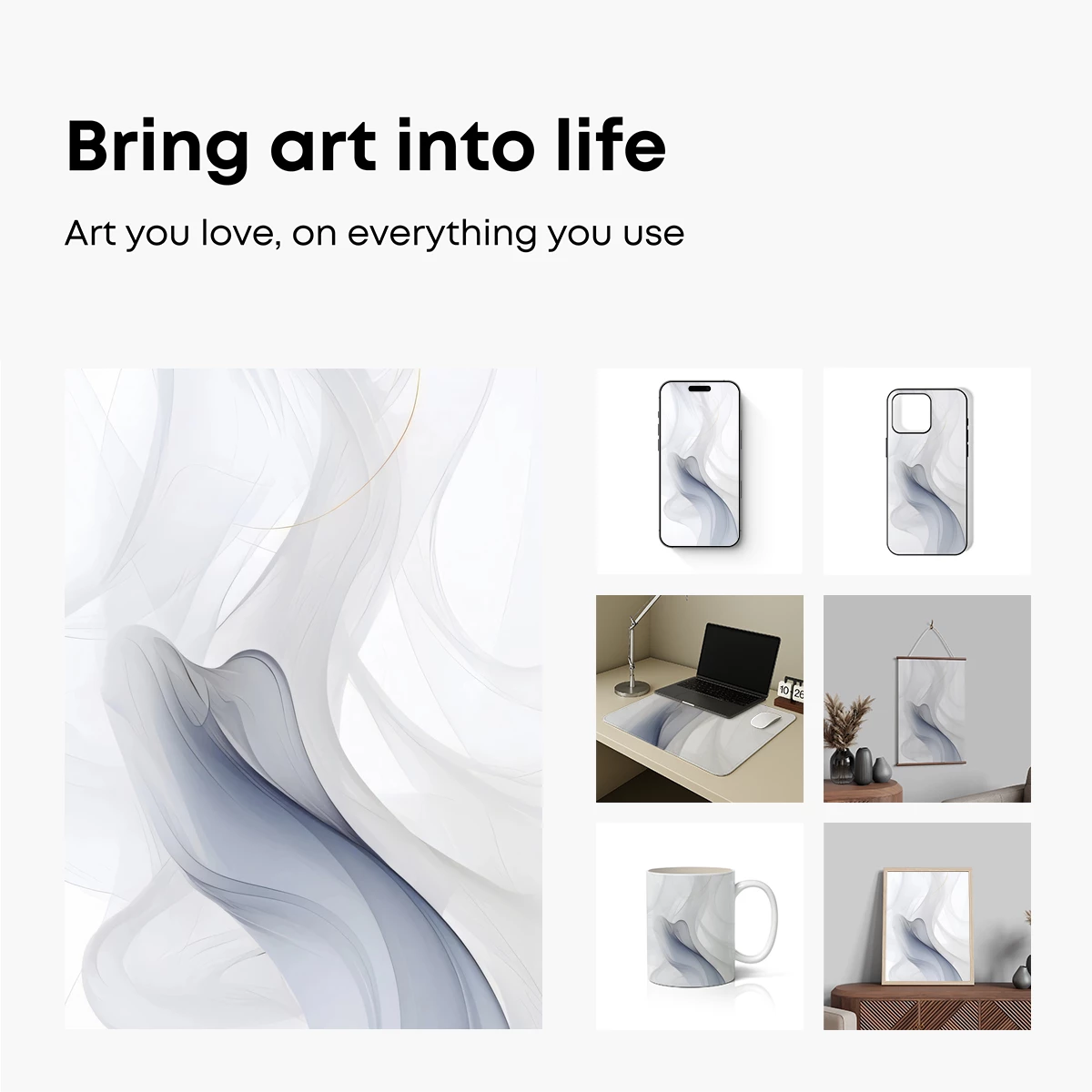 Ethereal Smoke Dance: Abstract Flow - Image 2