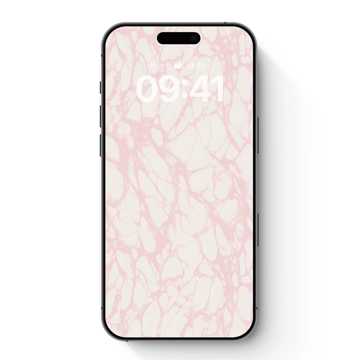 Blush Veins: Ethereal Pink Abstract Art