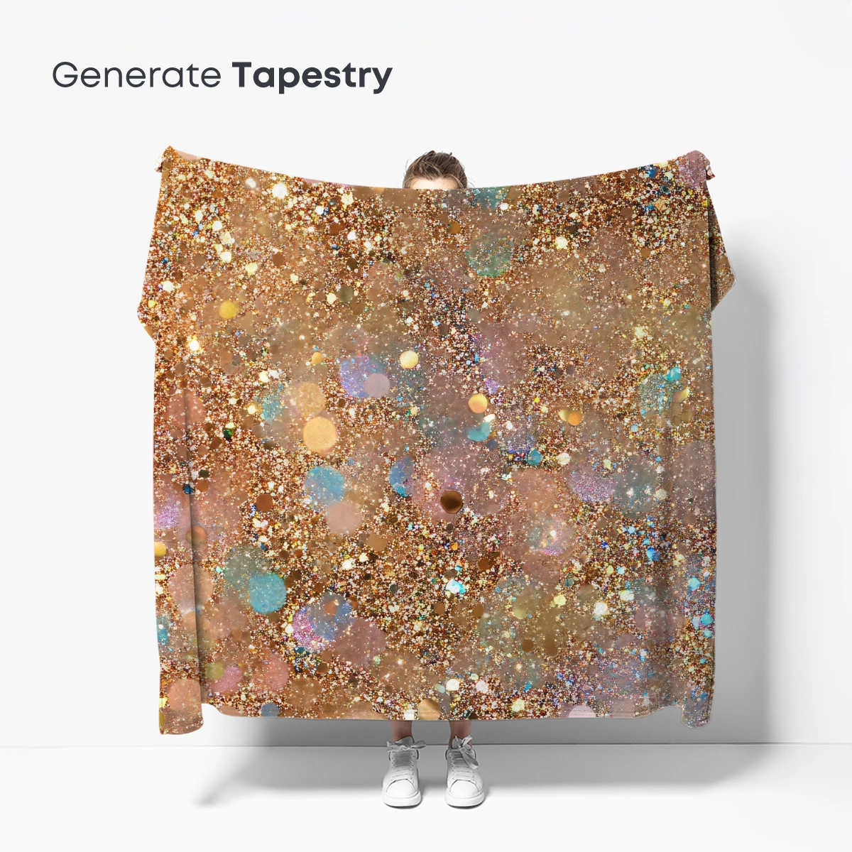 Golden Bokeh Symphony: A Glittering Dreamscape - Image 5