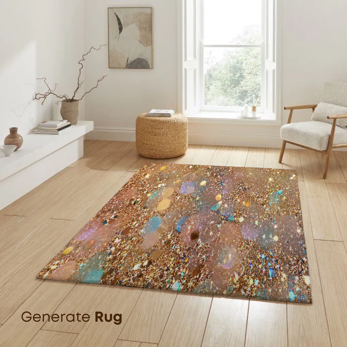 Golden Bokeh Symphony: A Glittering Dreamscape - Image 6