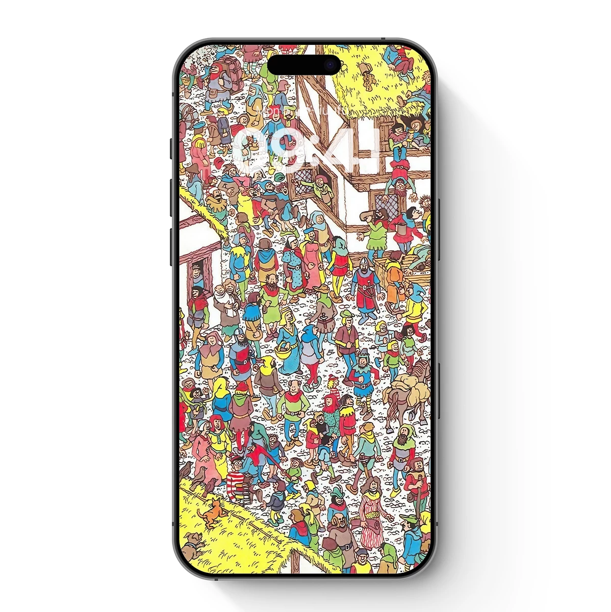 Medieval Market Mosaic: A Whimsical Crowd Gathering Medieval Market Mosaic: A Whimsical Crowd Gathering