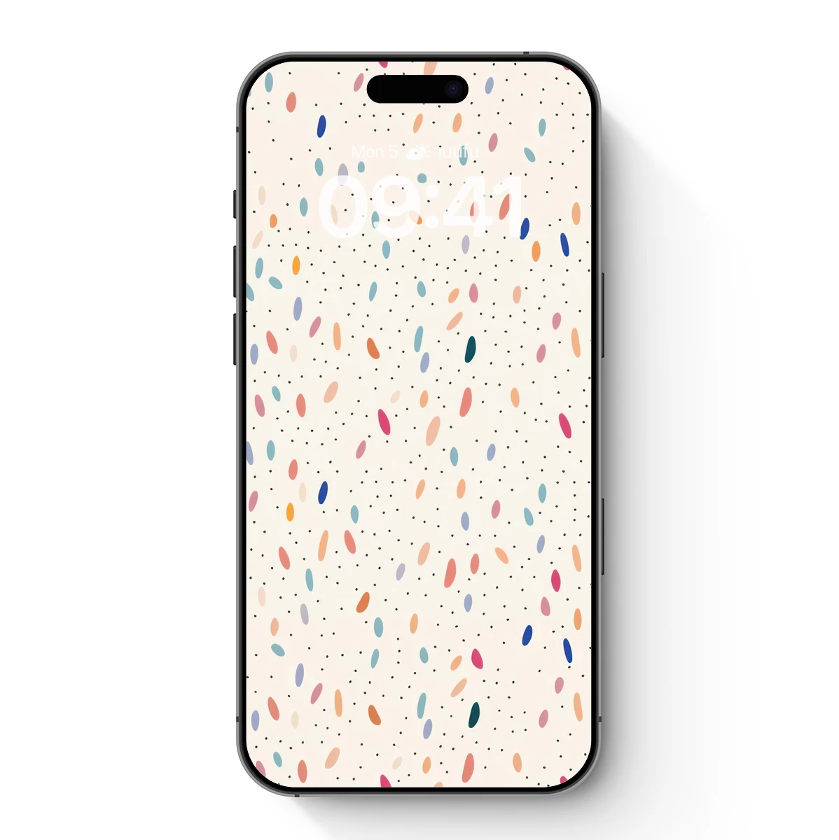 Confetti Dreams: Dotted Delight in Pastel Harmony