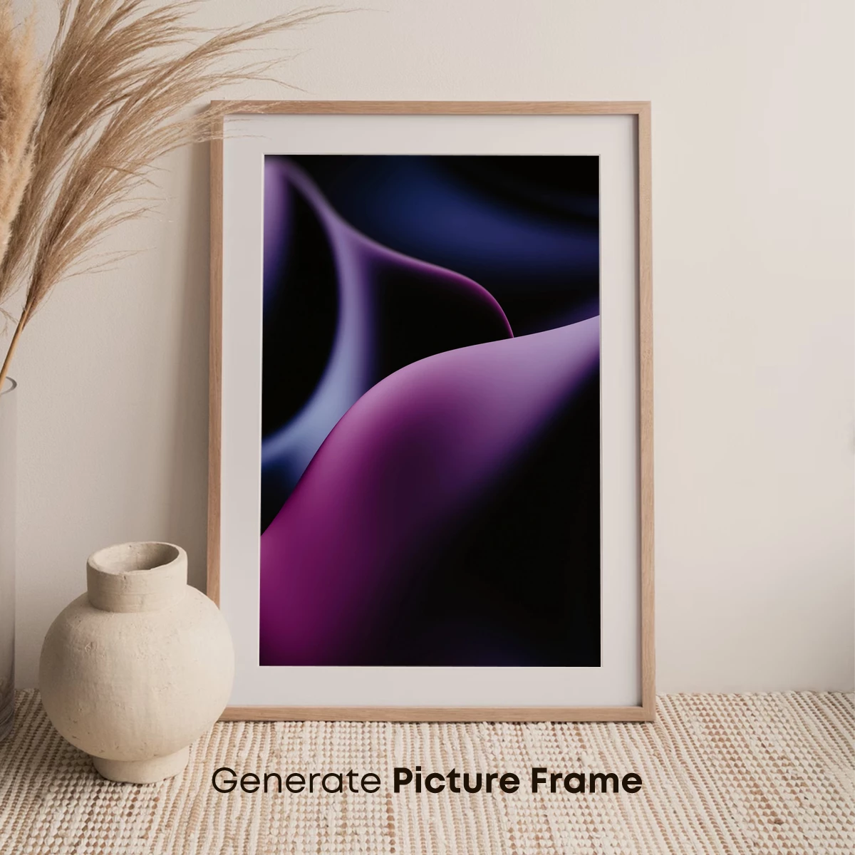 Ethereal Silk Waves: A Symphony in Purple Hues - Image 7