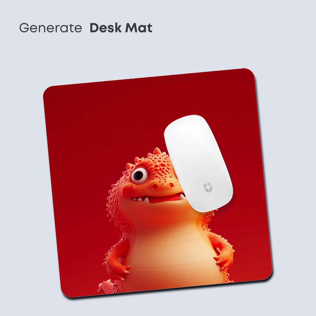 Chubby Dragon Delight: Whimsical Creature in Scarlet - Image 4