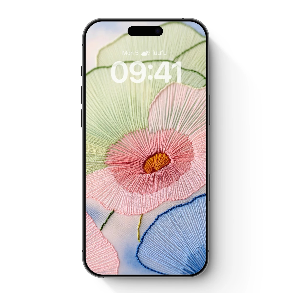 Embroidered Floral Symphony: Thread Art in Bloom