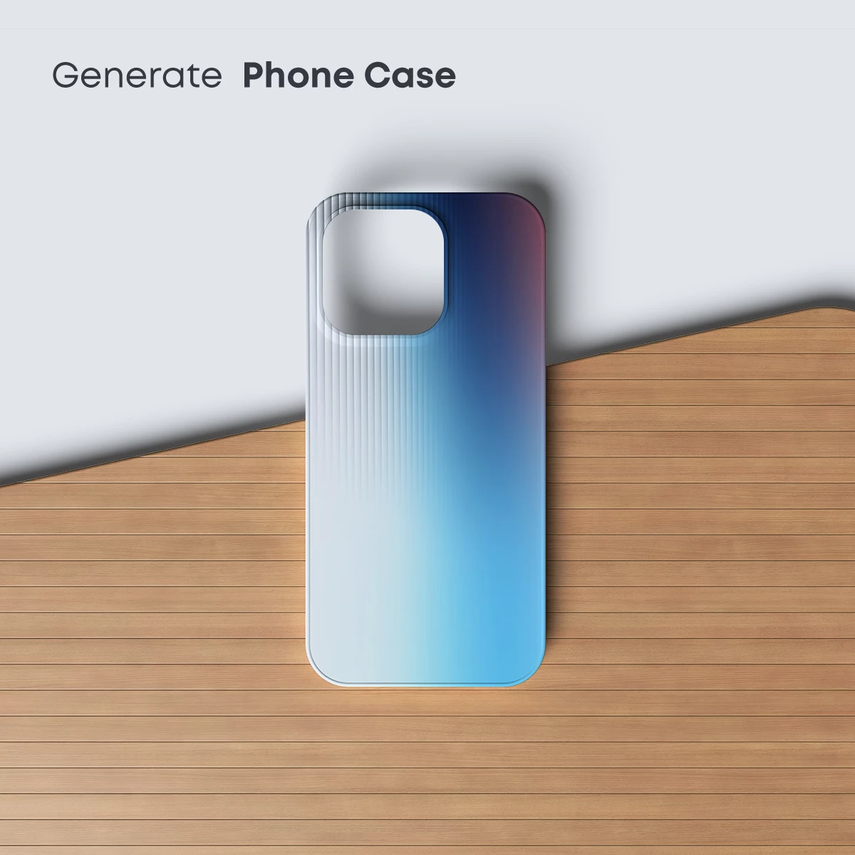 Gradient Symphony: Blurred Lines in Blue and Red - Image 3