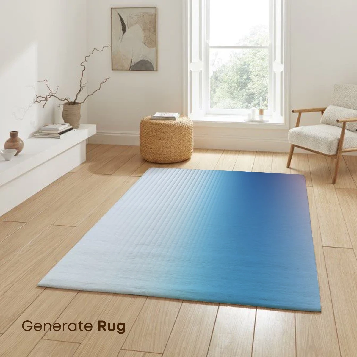 Gradient Symphony: Blurred Lines in Blue and Red - Image 6