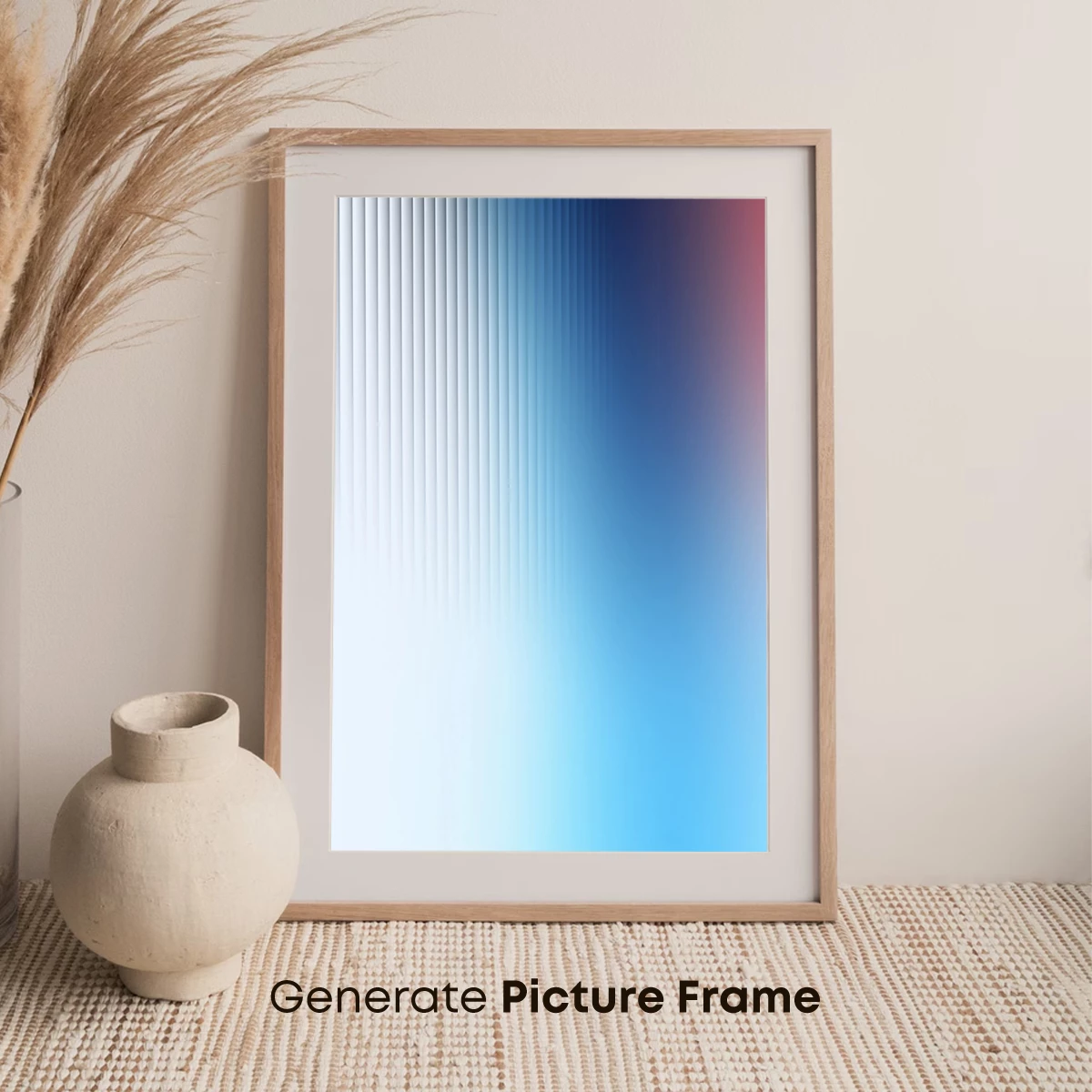 Gradient Symphony: Blurred Lines in Blue and Red - Image 7
