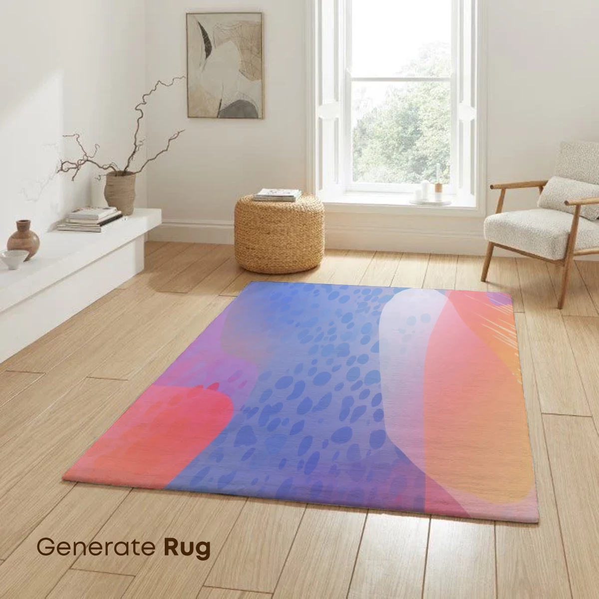 Abstract Fluid Fusion: Dotted Pastel Waves - Image 6