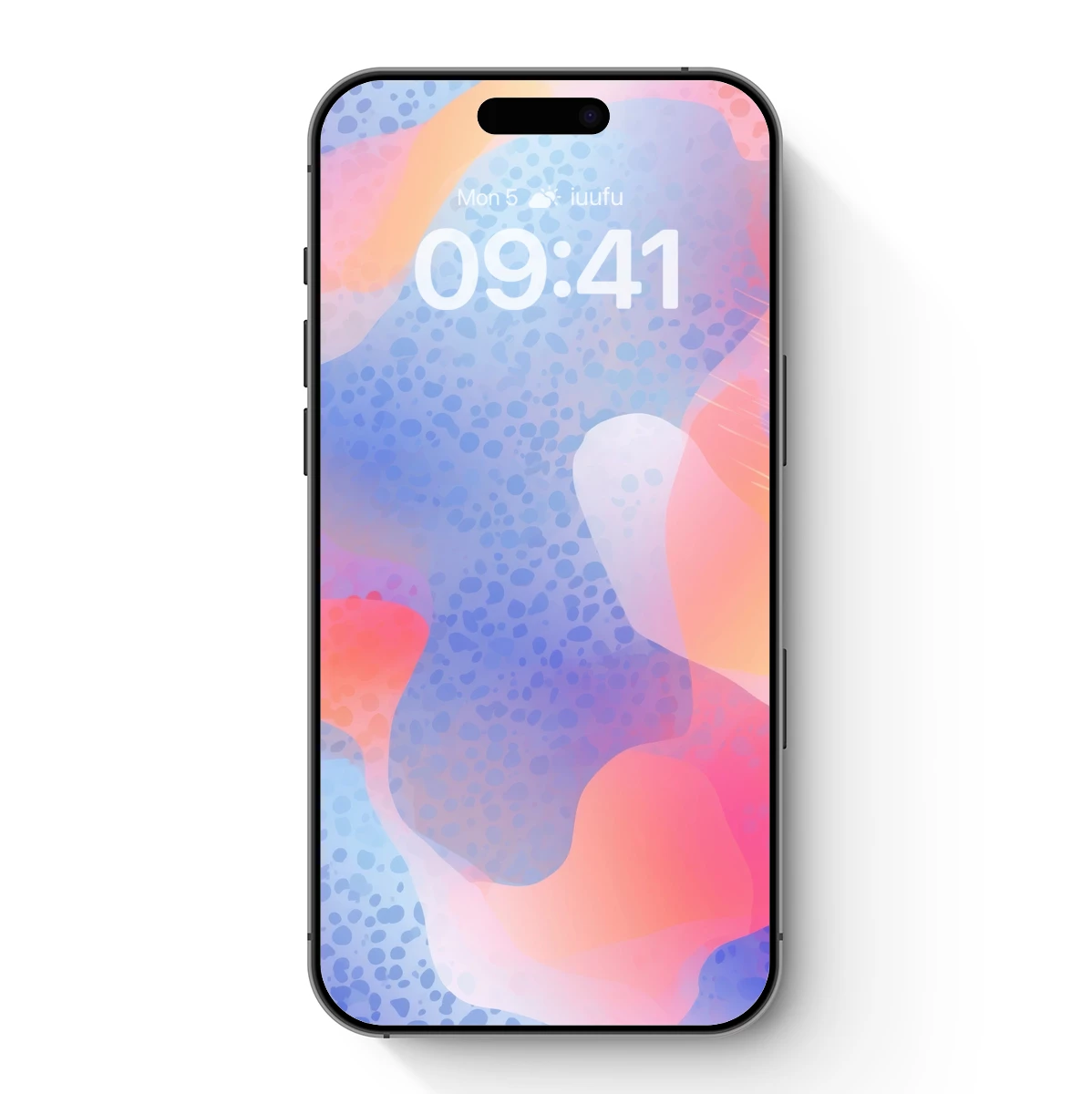 Abstract Fluid Fusion: Dotted Pastel Waves