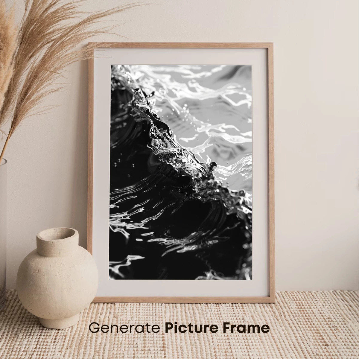 Elegant Black Fluid Dance - Image 7