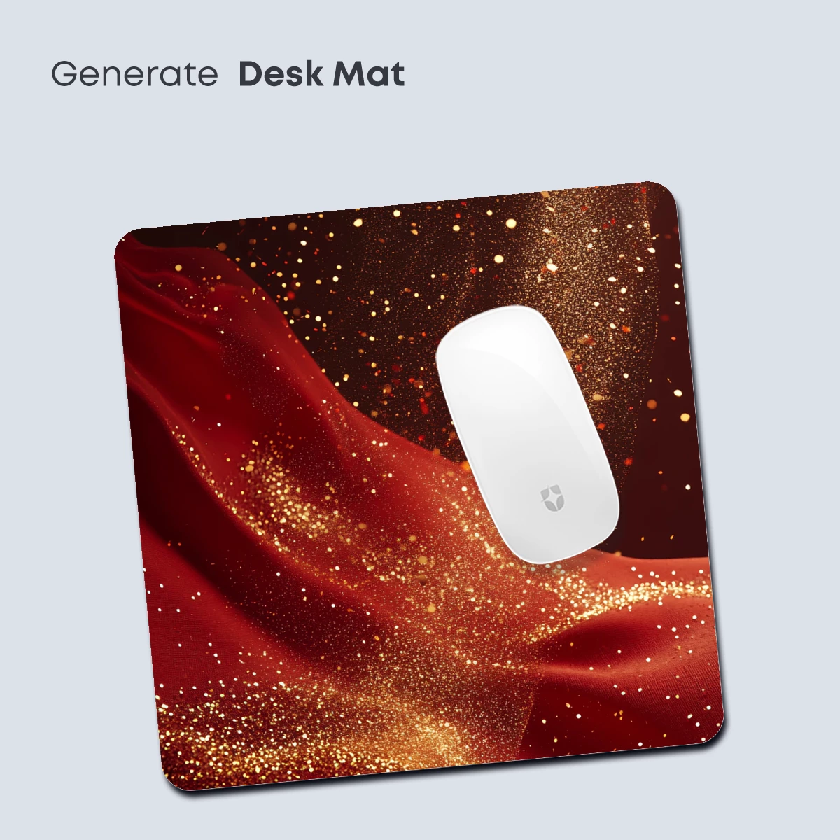 Golden Elegance: Red Silk and Stardust - Image 4