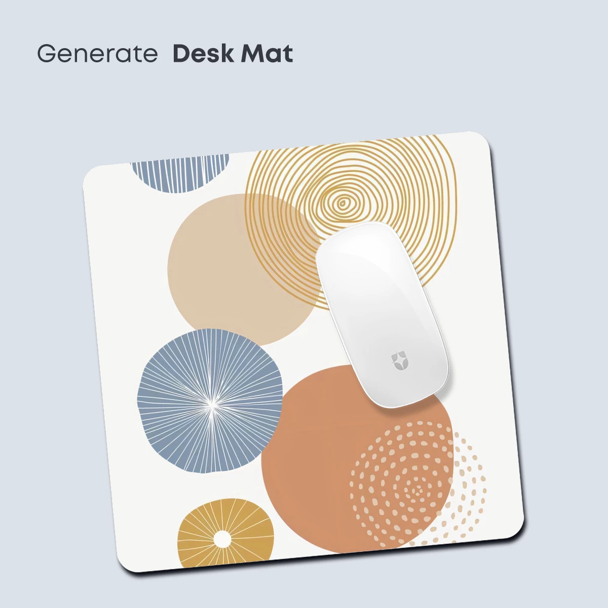 Geometric Harmony: Spirals and Dots in Pastel Tones - Image 4