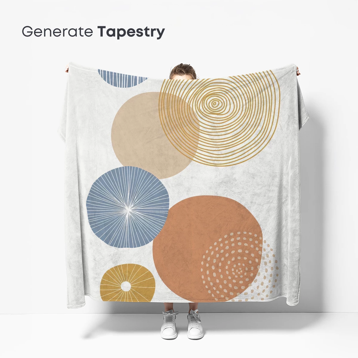Geometric Harmony: Spirals and Dots in Pastel Tones - Image 5