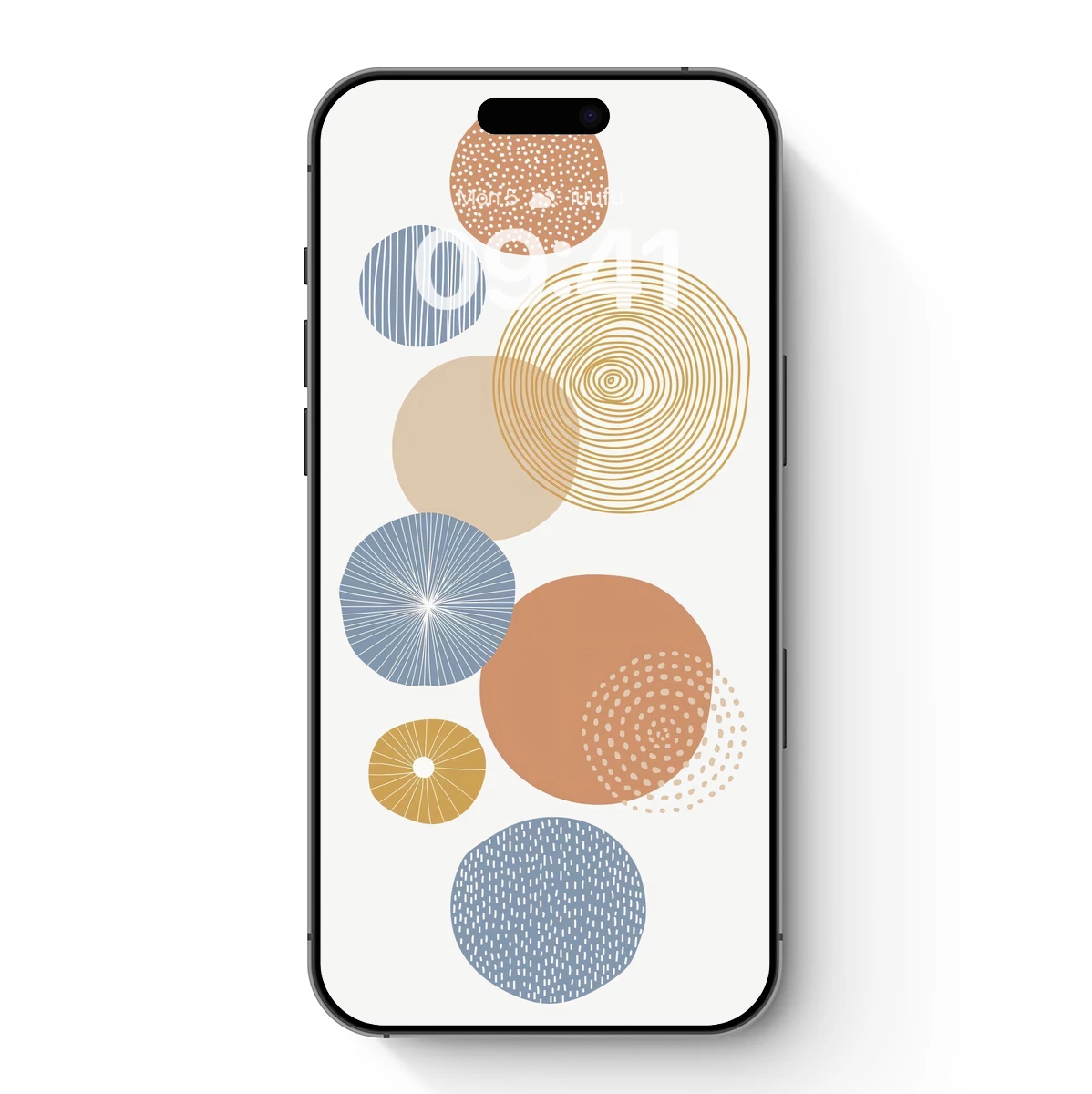 Geometric Harmony: Spirals and Dots in Pastel Tones Geometric Harmony: Spirals and Dots in Pastel Tones
