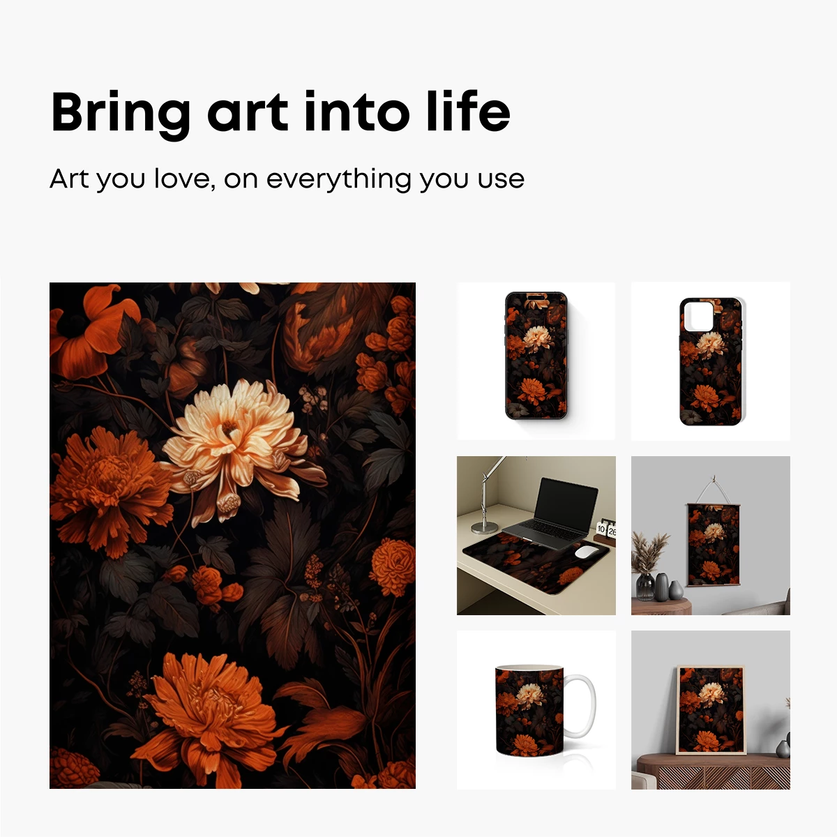 Autumnal Bloom Elegance - Image 2