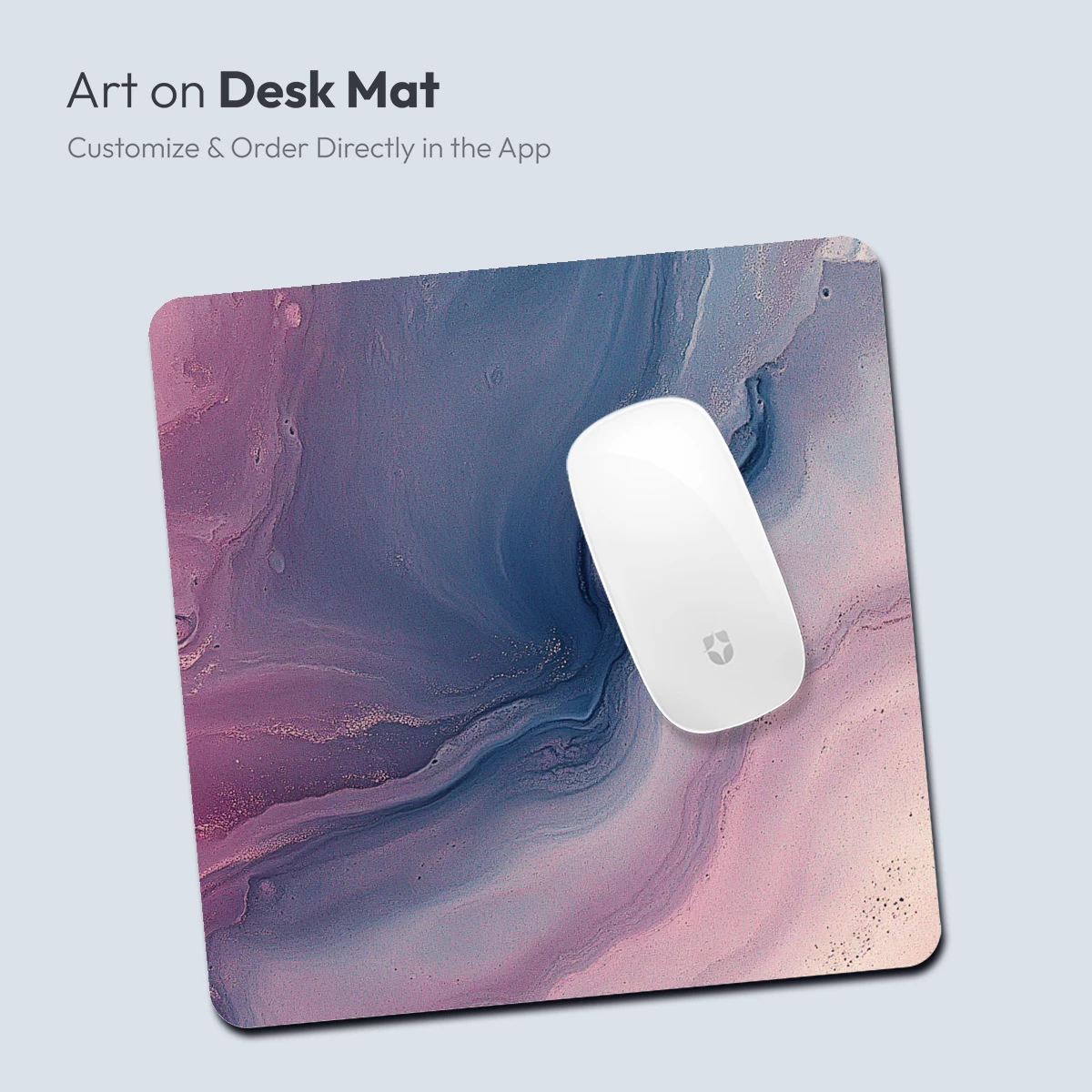 Ethereal Swirls: Pink and Blue Abstract Fusion - Image 4