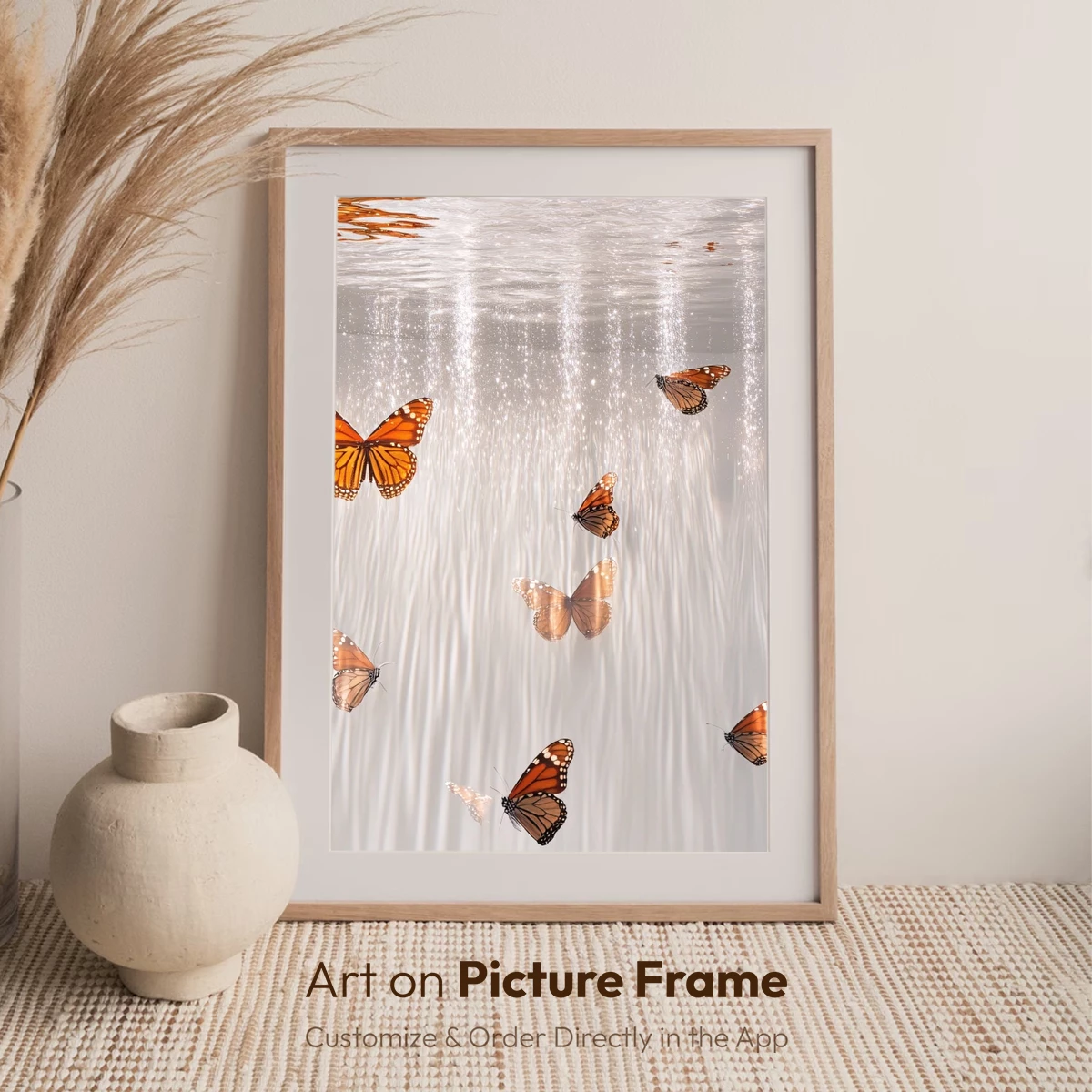 Butterflies in Light Streams: A Surreal Dance - Image 7
