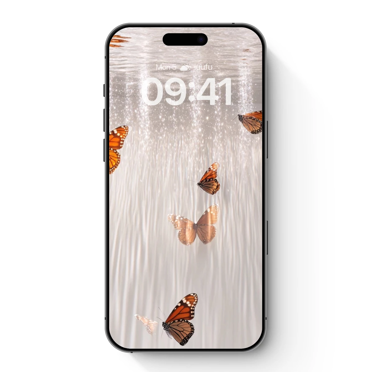 Butterflies in Light Streams: A Surreal Dance