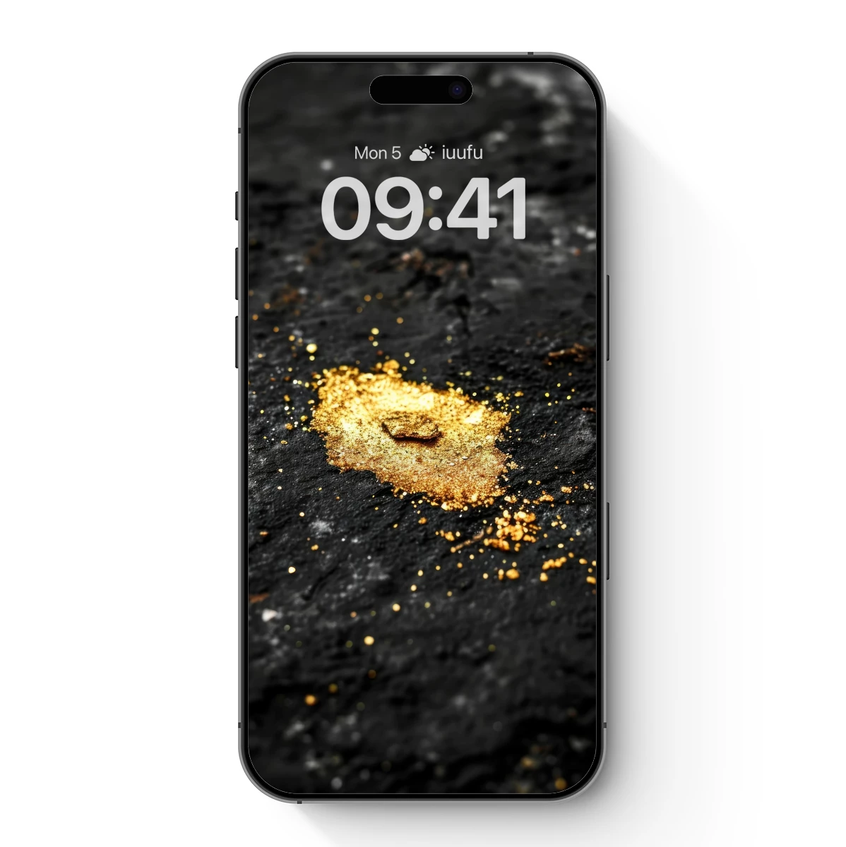 Golden Stardust on Midnight Canvas