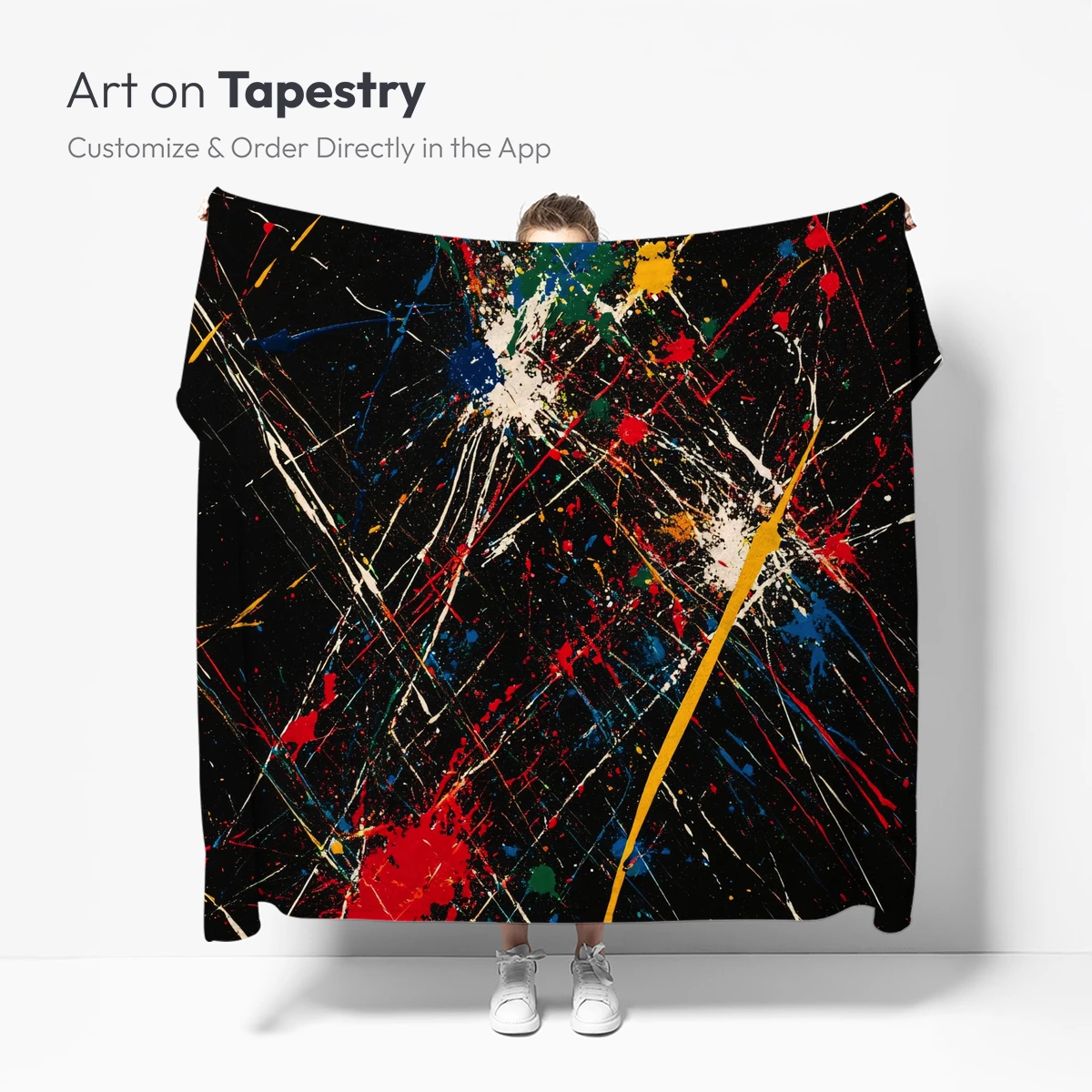 Abstract Chaos: Colorful Splatter Art - Image 5